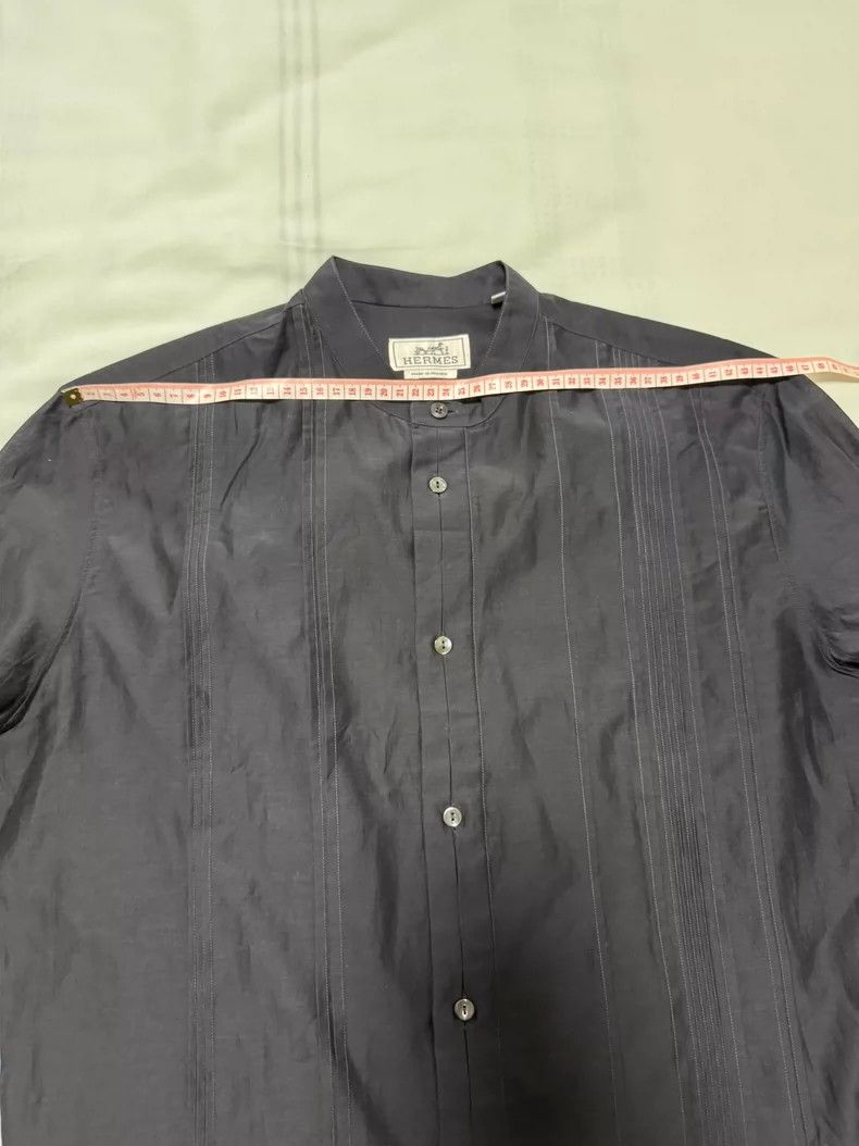 Hermes Hermes Silk Shirt with Unique Design Size US M / EU 48-50 / 2 - 3 Thumbnail