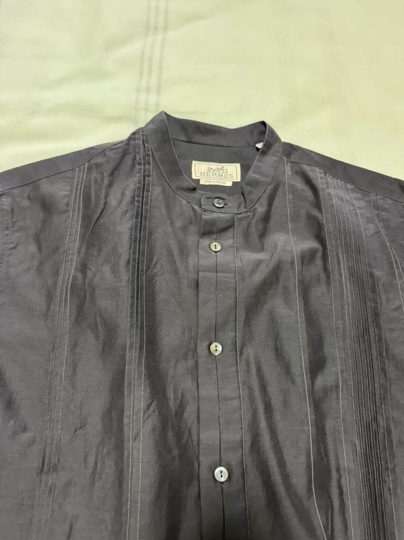 Hermes Hermes Silk Shirt with Unique Design Size US M / EU 48-50 / 2 - 9 Thumbnail