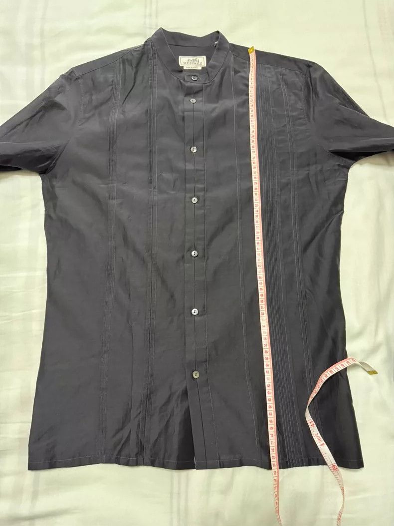 Hermes Hermes Silk Shirt with Unique Design Size US M / EU 48-50 / 2 - 5 Thumbnail