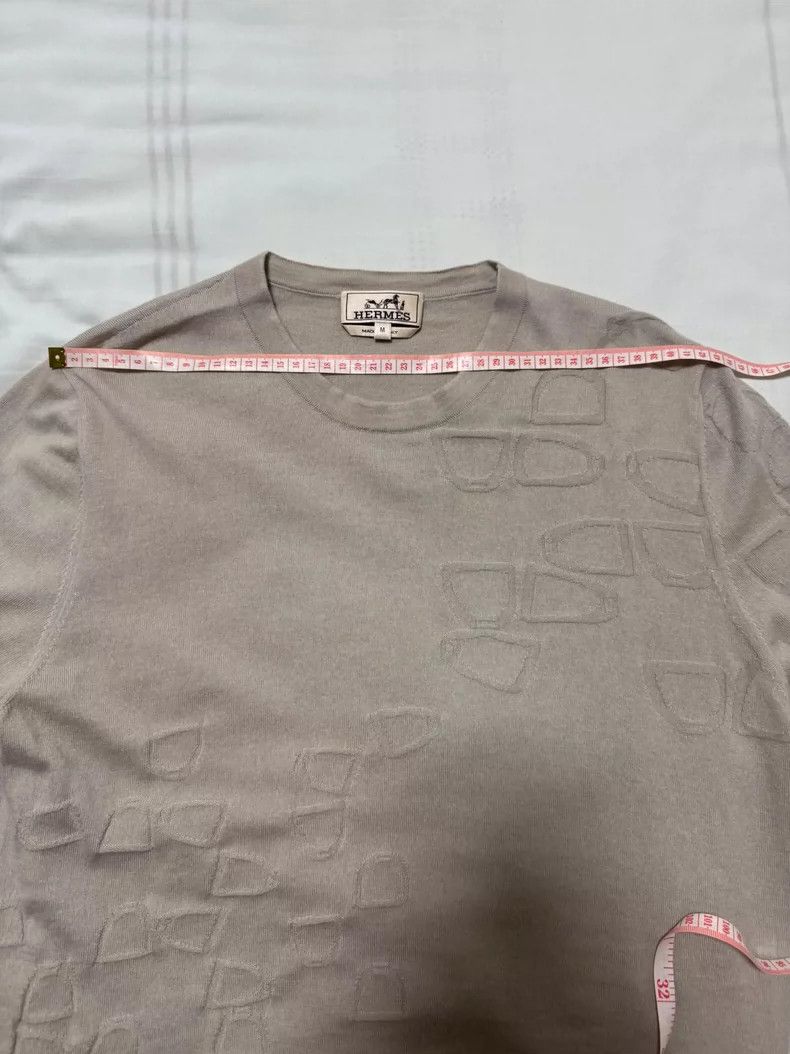Hermes Hermes Cashmere Short Sleeve Knit Top Size US M / EU 48-50 / 2 - 3 Thumbnail