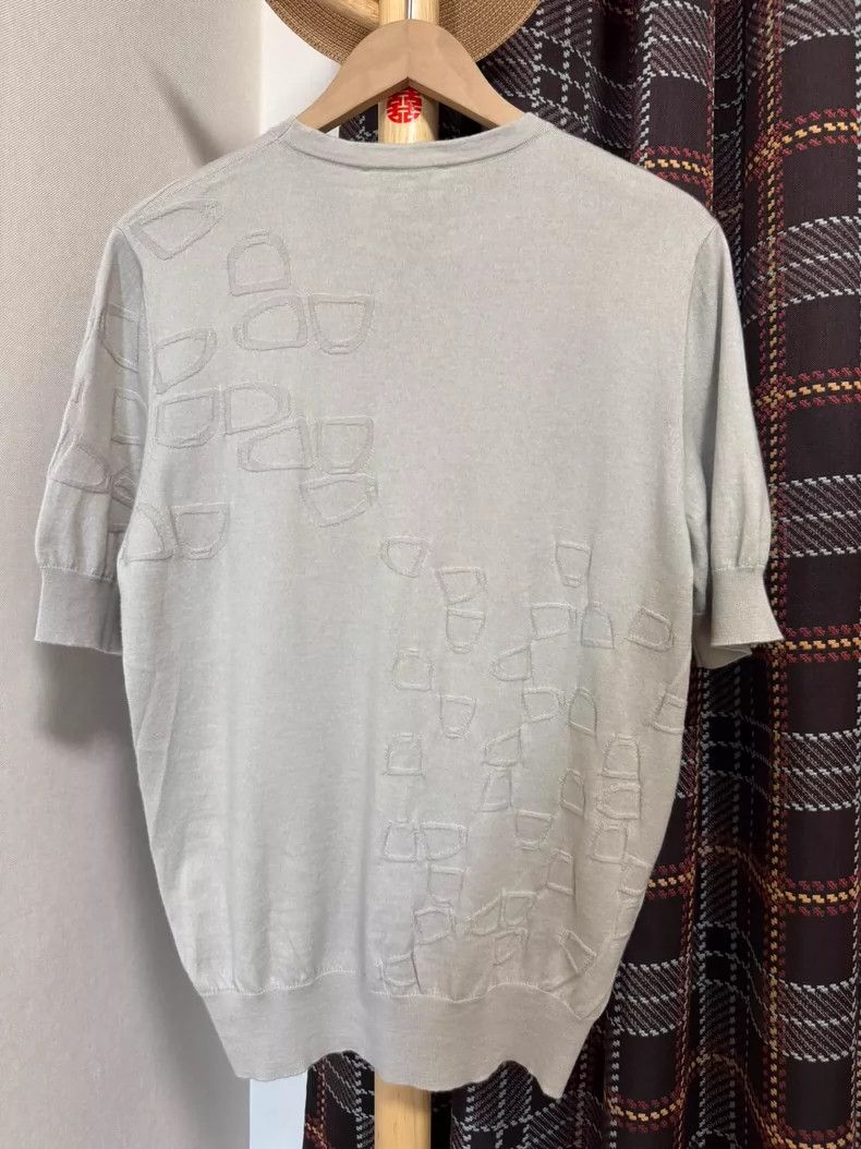 Hermes Hermes Cashmere Short Sleeve Knit Top Size US M / EU 48-50 / 2 - 2 Thumbnail
