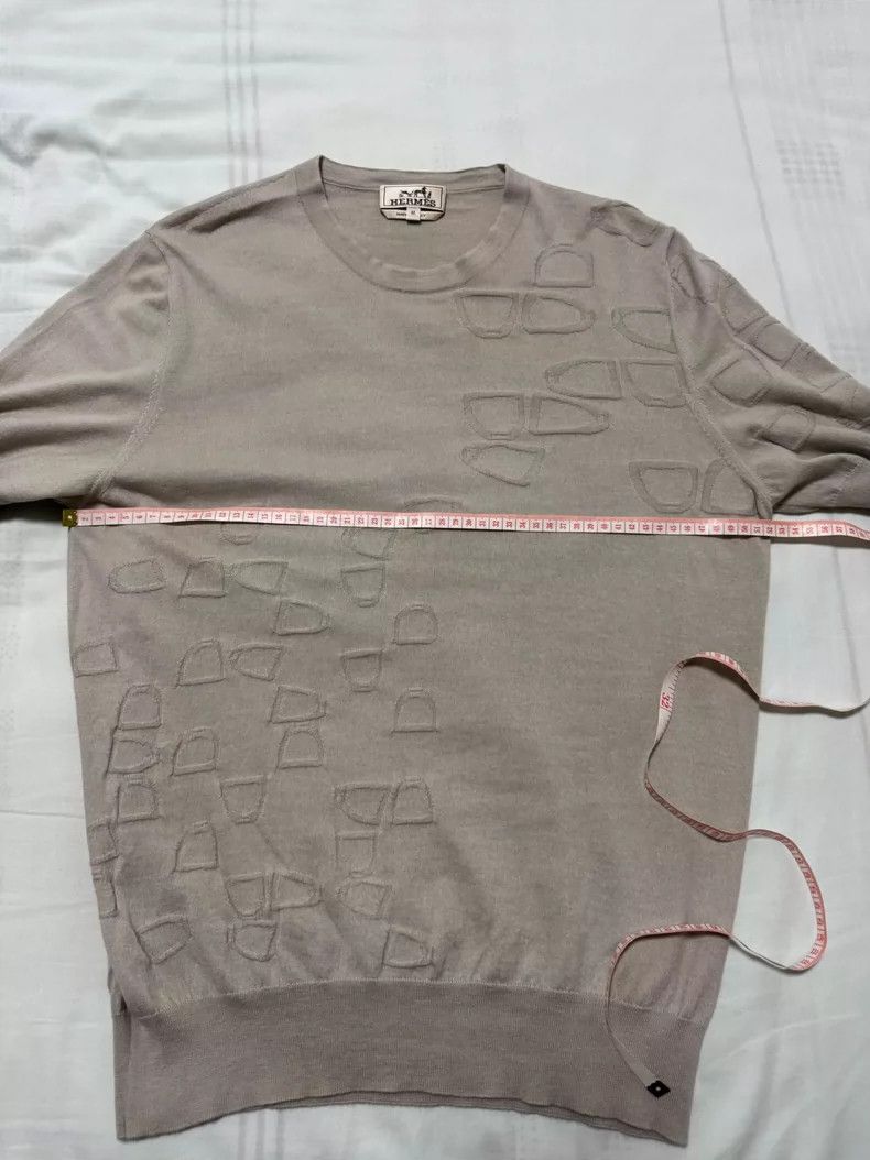 Hermes Hermes Cashmere Short Sleeve Knit Top Size US M / EU 48-50 / 2 - 4 Thumbnail