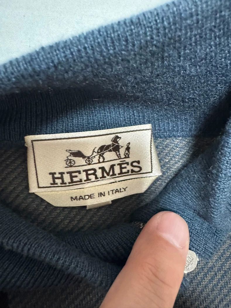 Hermes Hermes Cashmere Sweater in Size Medium Size US M / EU 48-50 / 2 - 7 Thumbnail