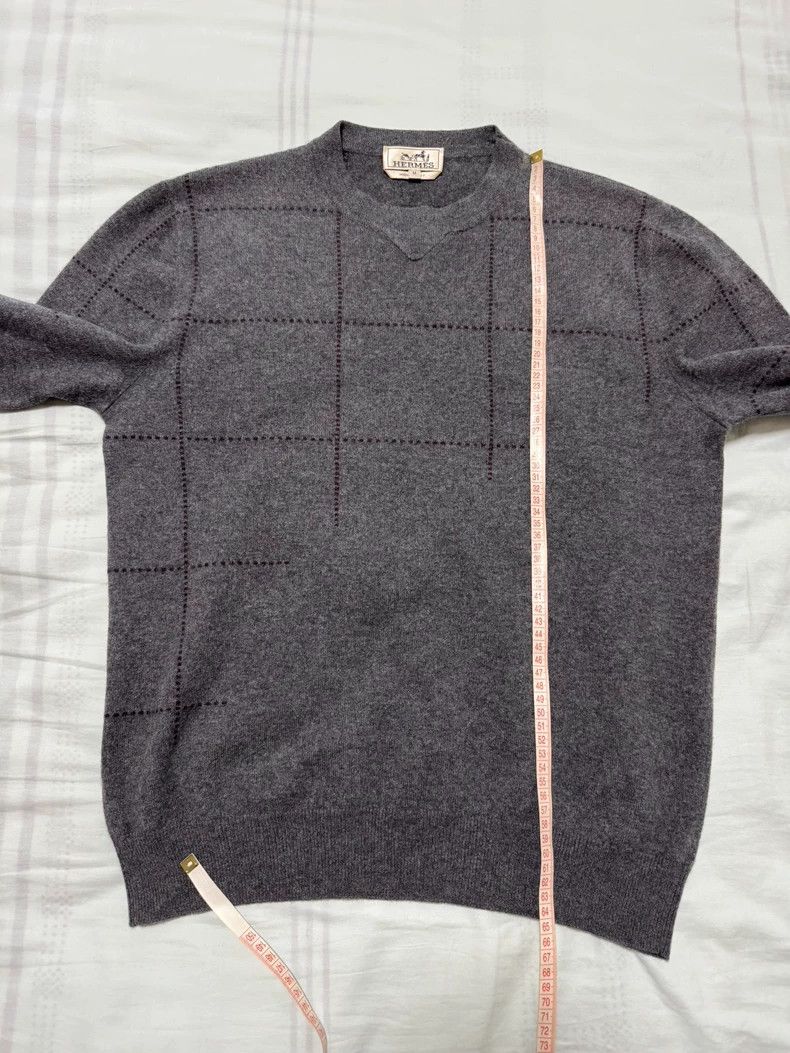 Hermes Hermes Cashmere Sweater in Elegant Gray Size US M / EU 48-50 / 2 - 5 Thumbnail