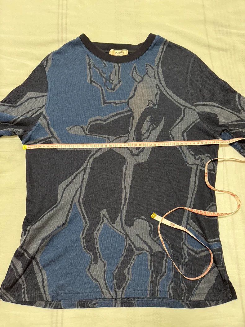 Hermes Hermes Knit Short Sleeve T-Shirt Large Size US L / EU 52-54 / 3 - 4 Thumbnail
