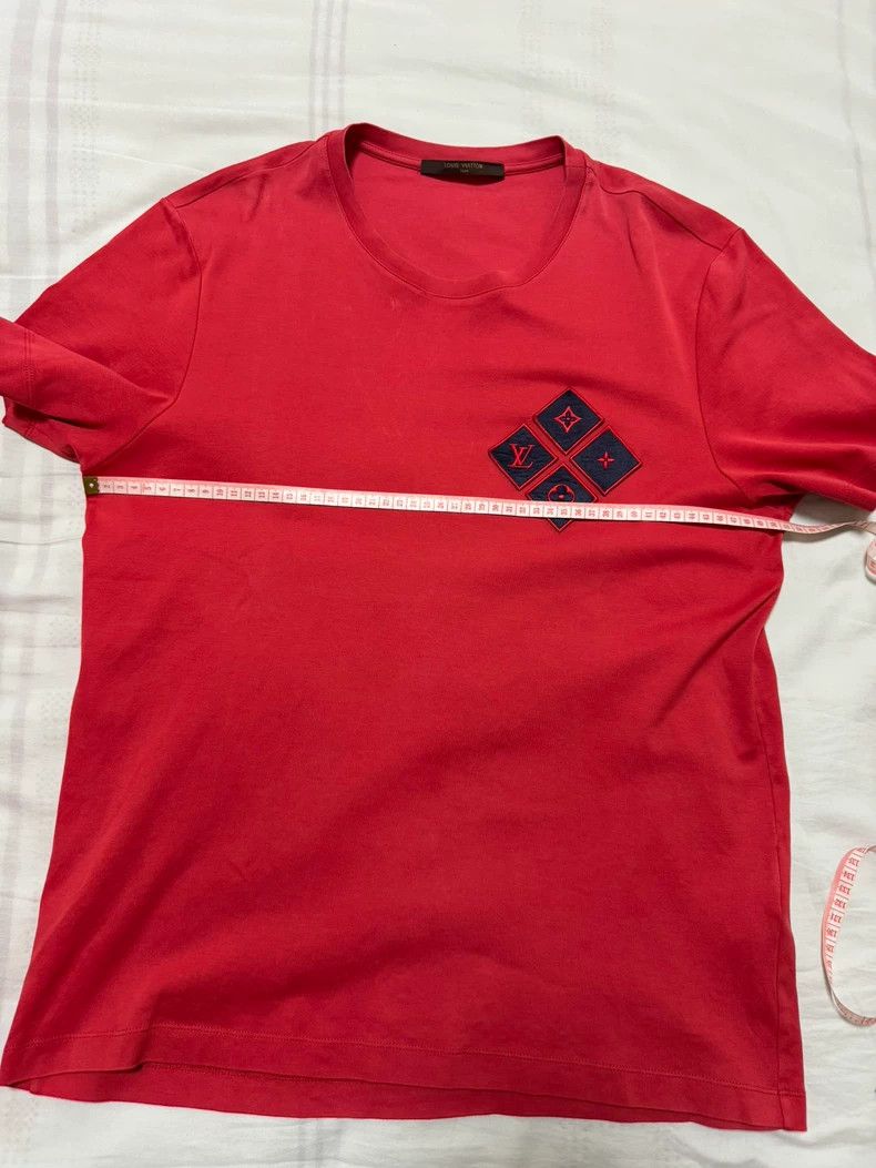 Louis Vuitton Louis Vuitton Short Sleeve Red Polo Shirt Size US L / EU 52-54 / 3 - 4 Thumbnail