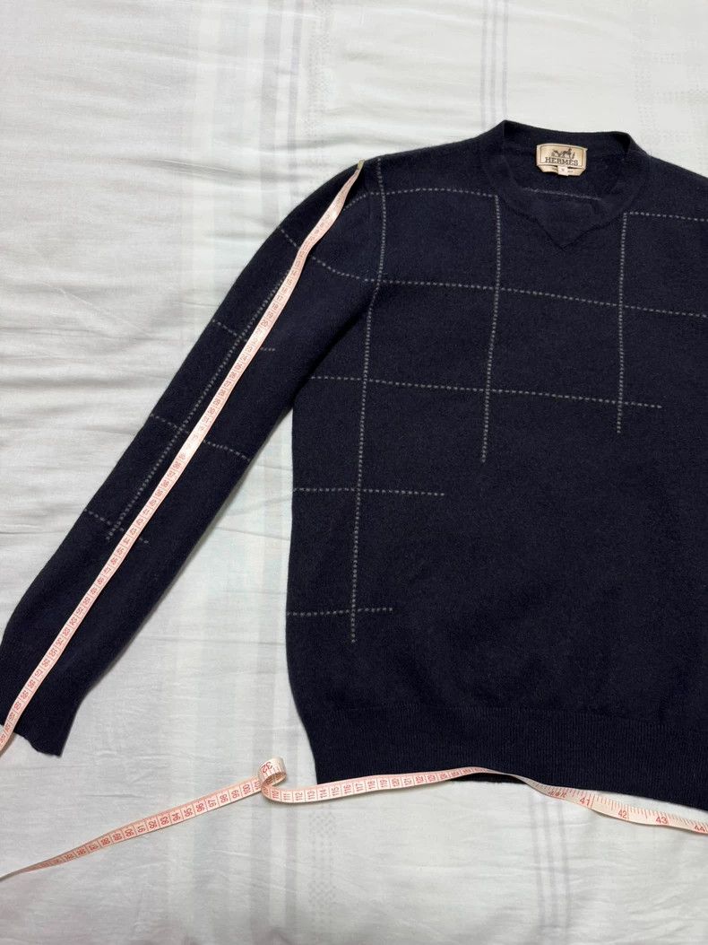 Hermes Hermes Cashmere Sweater in Elegant Design Size US M / EU 48-50 / 2 - 6 Thumbnail