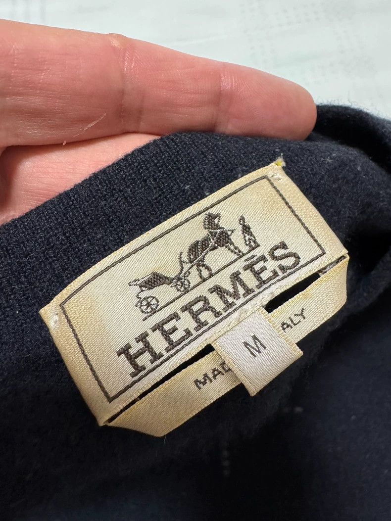 Hermes Hermes Cashmere Sweater in Elegant Design Size US M / EU 48-50 / 2 - 7 Thumbnail