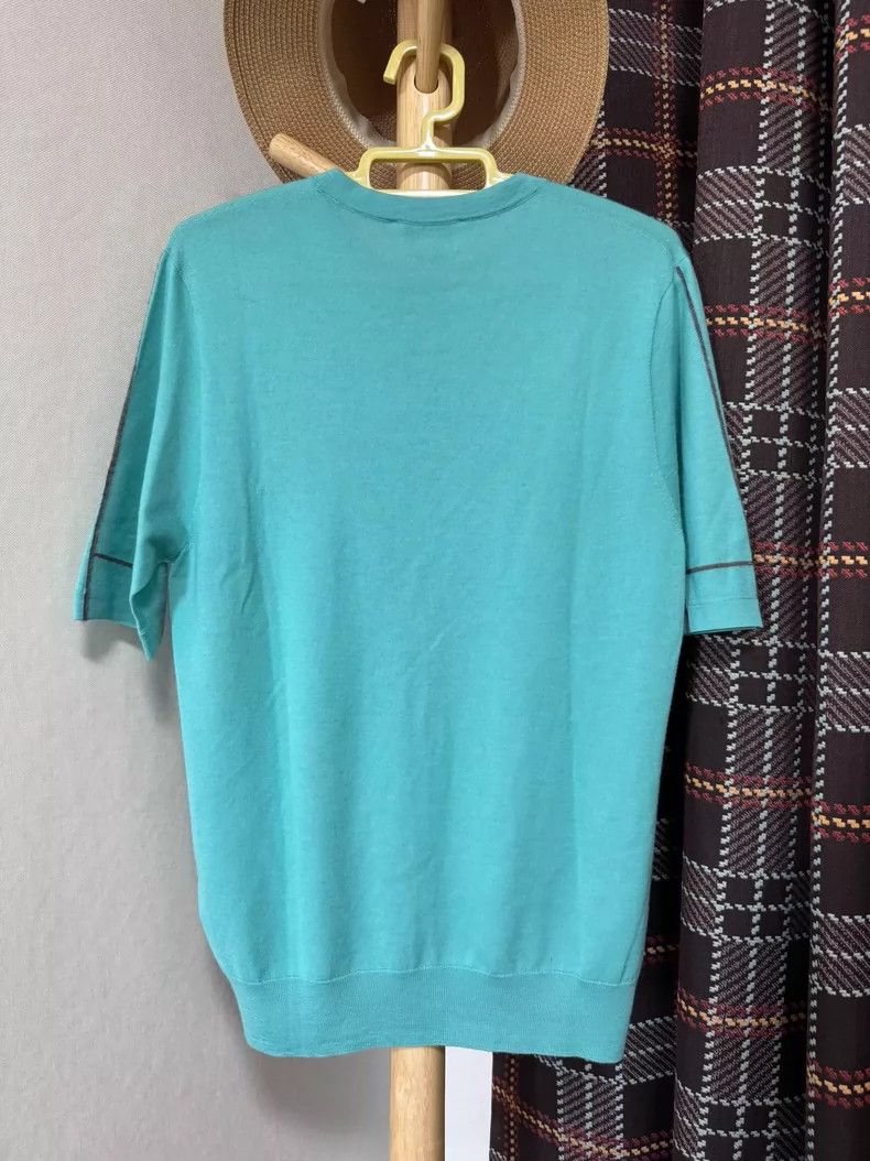 Hermes Hermes Cashmere Short Sleeve Knit Shirt Size US S / EU 44-46 / 1 - 2 Thumbnail