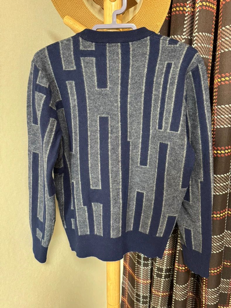 Hermes Hermes Cashmere Sweater with H Pattern Size US M / EU 48-50 / 2 - 2 Thumbnail