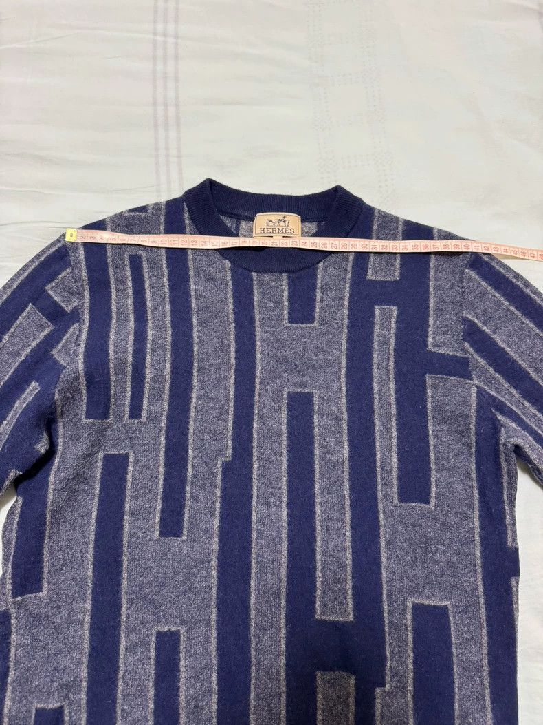 Hermes Hermes Cashmere Sweater with H Pattern Size US M / EU 48-50 / 2 - 3 Thumbnail