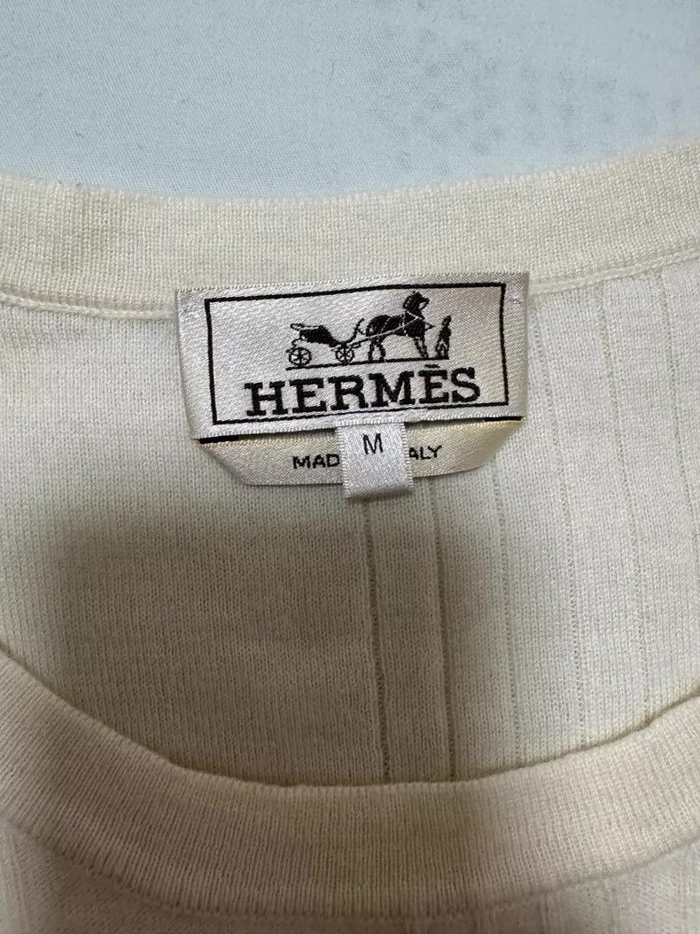 Hermes Hermes Cashmere Knit Short Sleeve Top Size US M / EU 48-50 / 2 - 3 Thumbnail