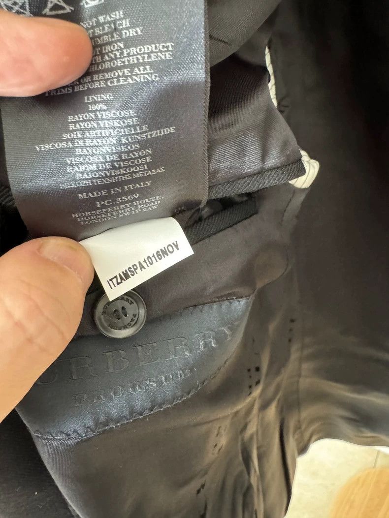 Burberry Burberry Prorsum Men's Wool Suit Jacket Size US L / EU 52-54 / 3 - 7 Thumbnail