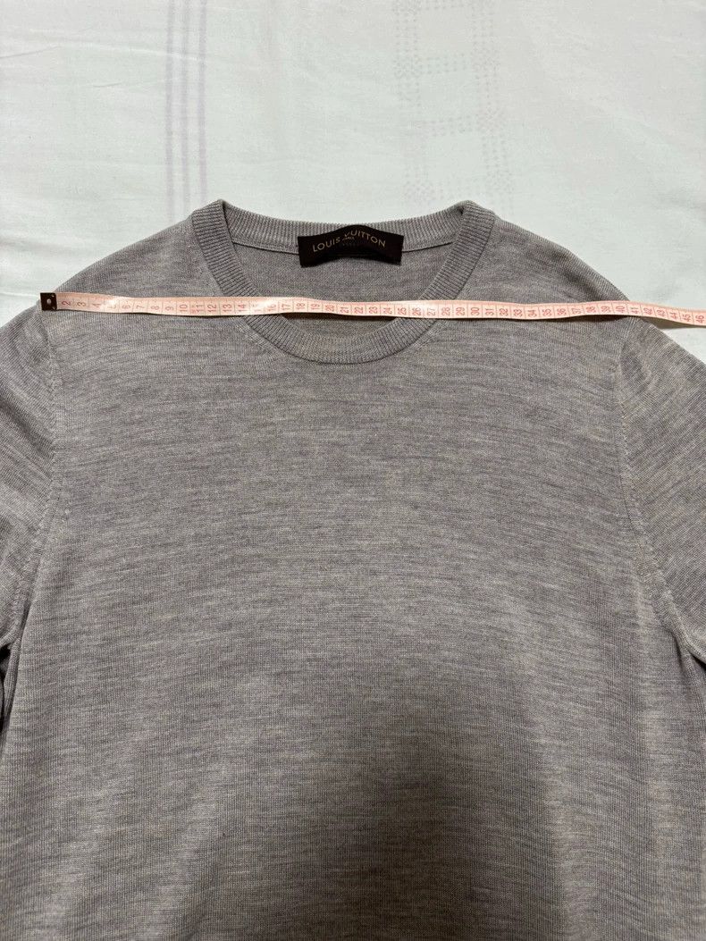 Louis Vuitton Louis Vuitton Gray Wool Sweater Size M Size US M / EU 48-50 / 2 - 3 Thumbnail