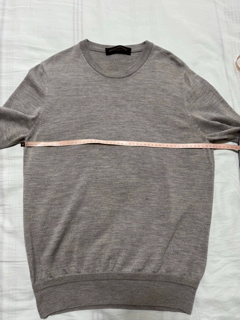 Louis Vuitton Louis Vuitton Gray Wool Sweater Size M Size US M / EU 48-50 / 2 - 4 Thumbnail