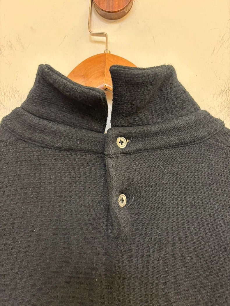 Ann Demeulemeester Reversible Polo Sweatshirt with Unique Collar Design Size US XL / EU 56 / 4 - 8 Thumbnail