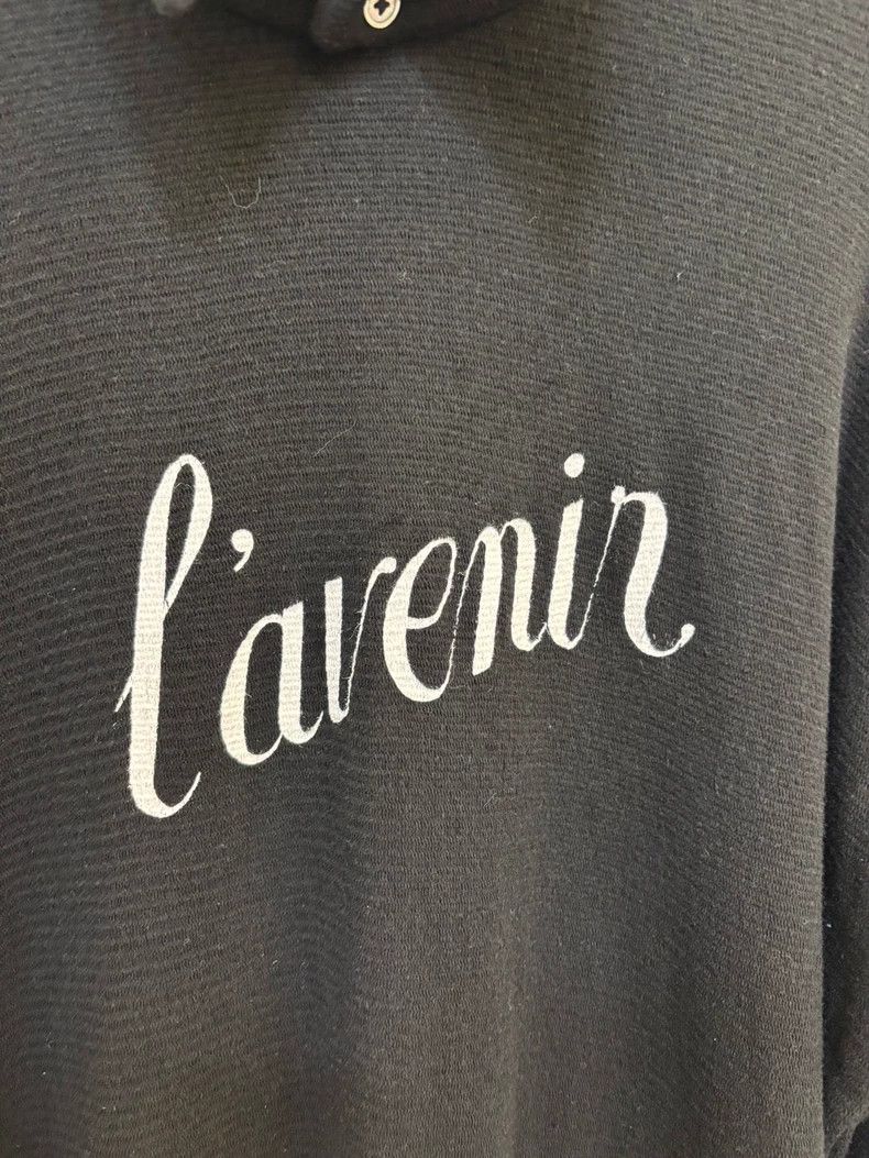 Ann Demeulemeester Reversible Polo Sweatshirt with Unique Collar Design Size US XL / EU 56 / 4 - 4 Thumbnail