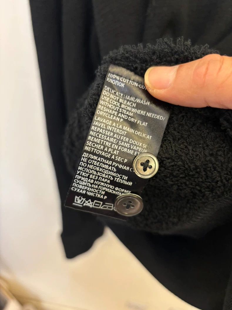Ann Demeulemeester Reversible Polo Sweatshirt with Unique Collar Design Size US XL / EU 56 / 4 - 9 Thumbnail