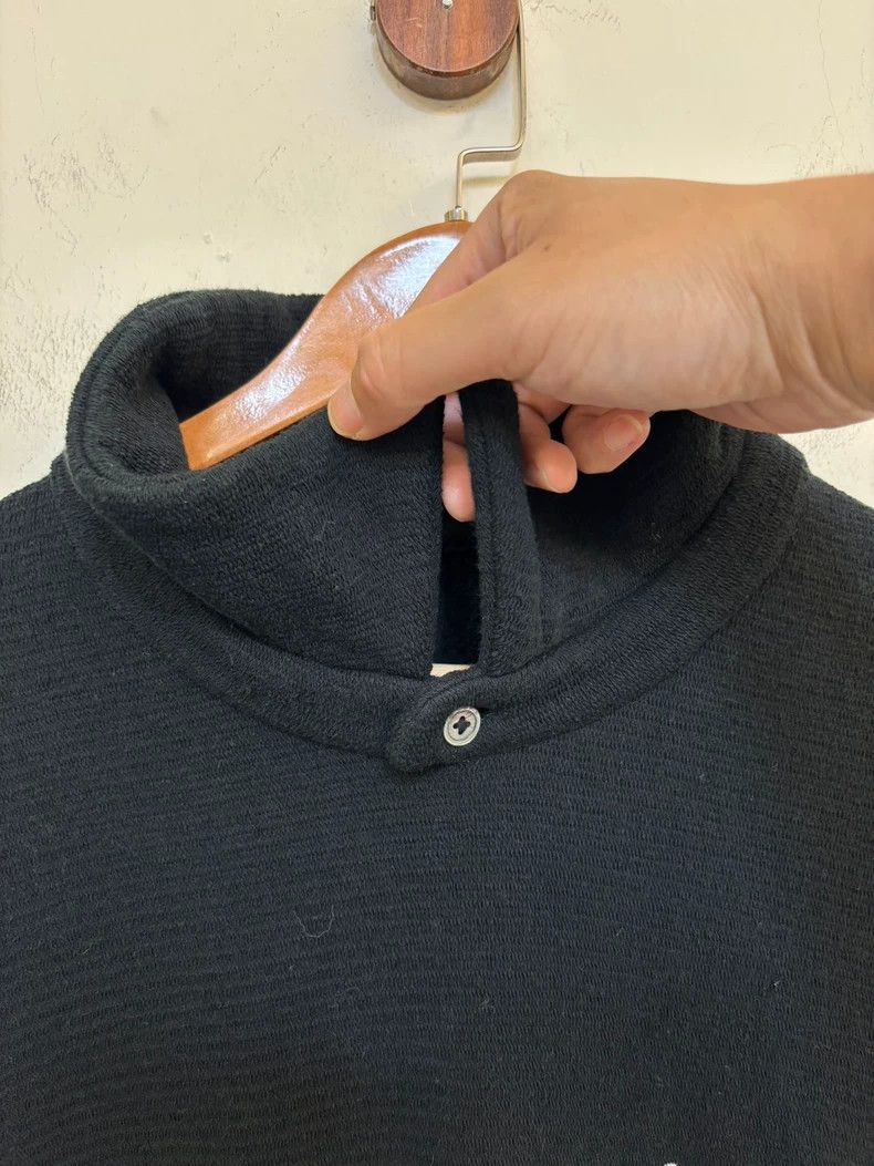 Ann Demeulemeester Reversible Polo Sweatshirt with Unique Collar Design Size US XL / EU 56 / 4 - 3 Thumbnail