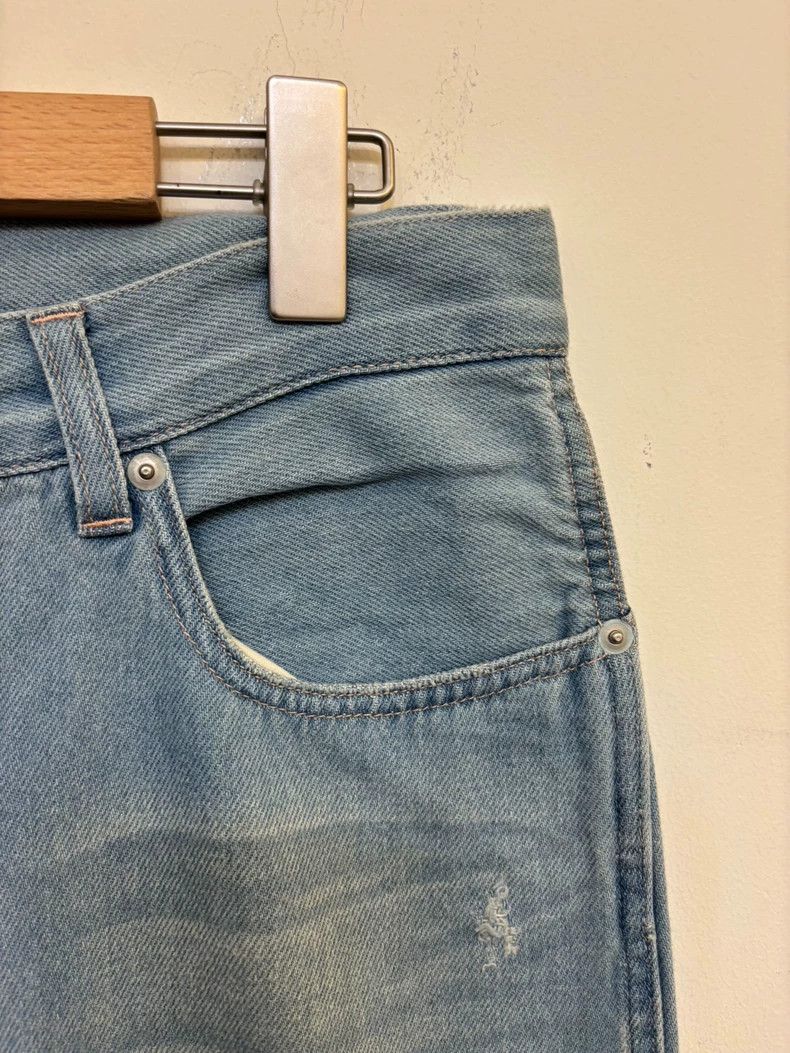Japanese Brand Monkey Time Distressed Denim Pants for Summer Size US 34 / EU 50 - 3 Thumbnail