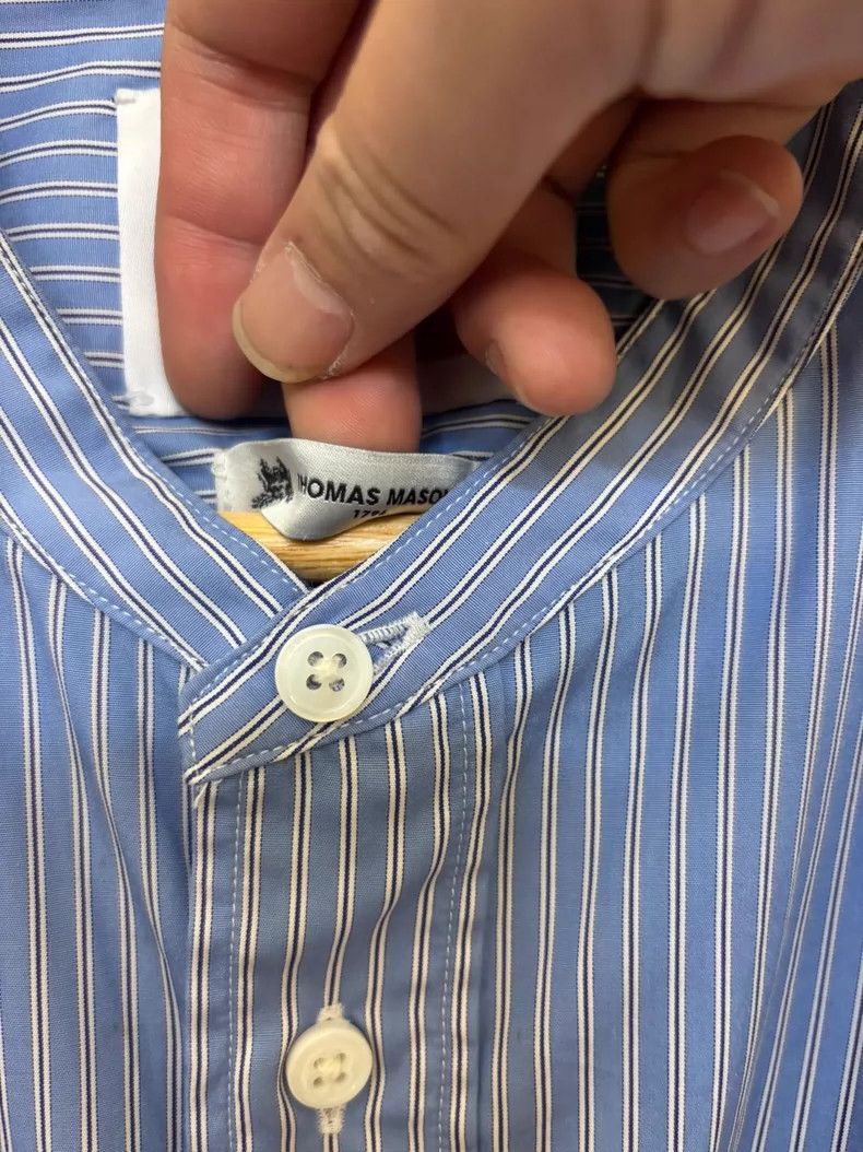 Thom Browne Maison Special Striped Loose Fit Shirt Size US L / EU 52-54 / 3 - 3 Thumbnail