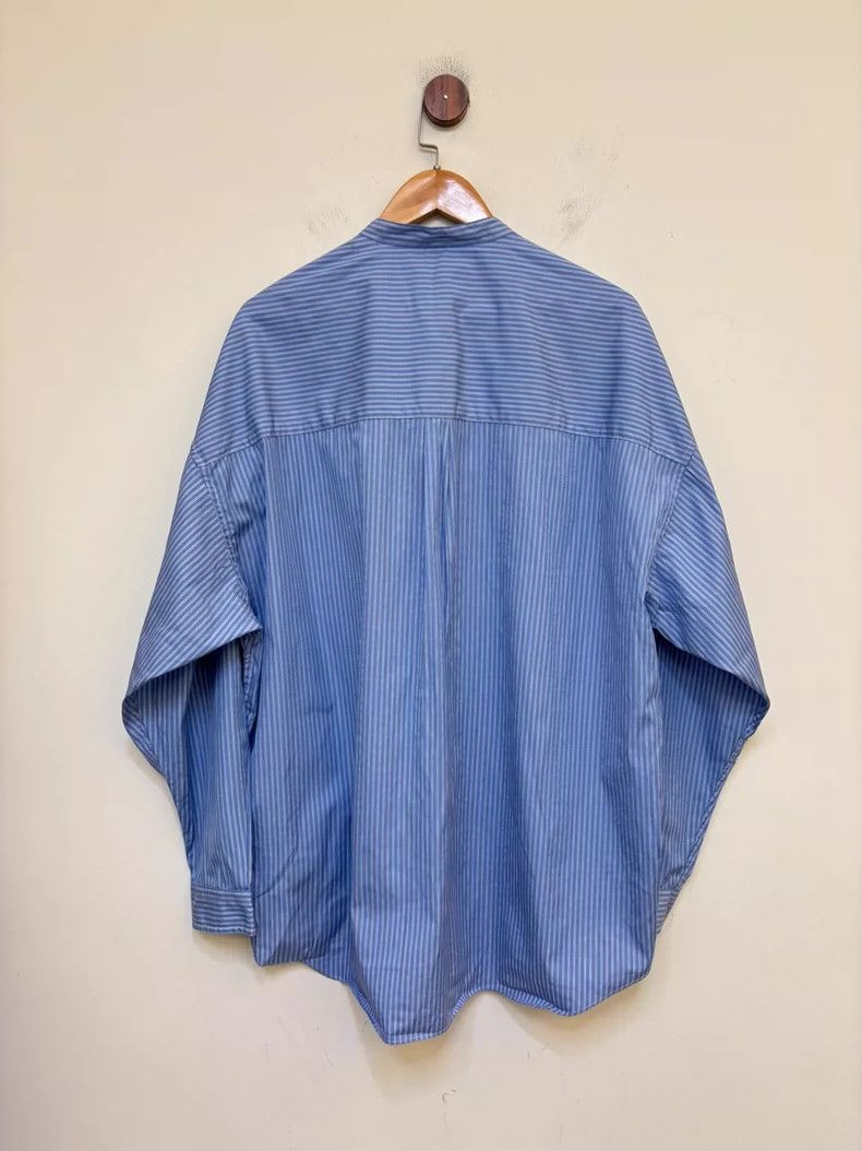 Thom Browne Maison Special Striped Loose Fit Shirt Size US L / EU 52-54 / 3 - 9 Thumbnail