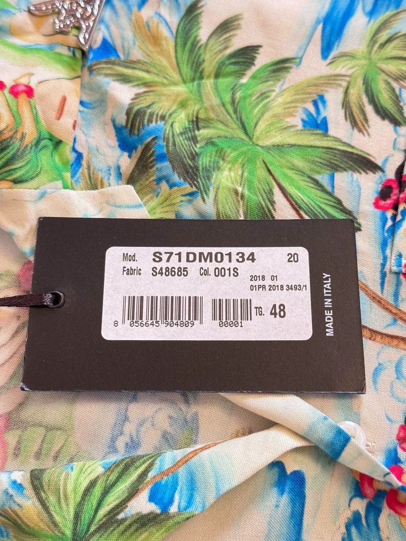 Dsquared2 Dsquared2 Hawaiian Short Sleeve Shirt Size US L / EU 52-54 / 3 - 4 Thumbnail