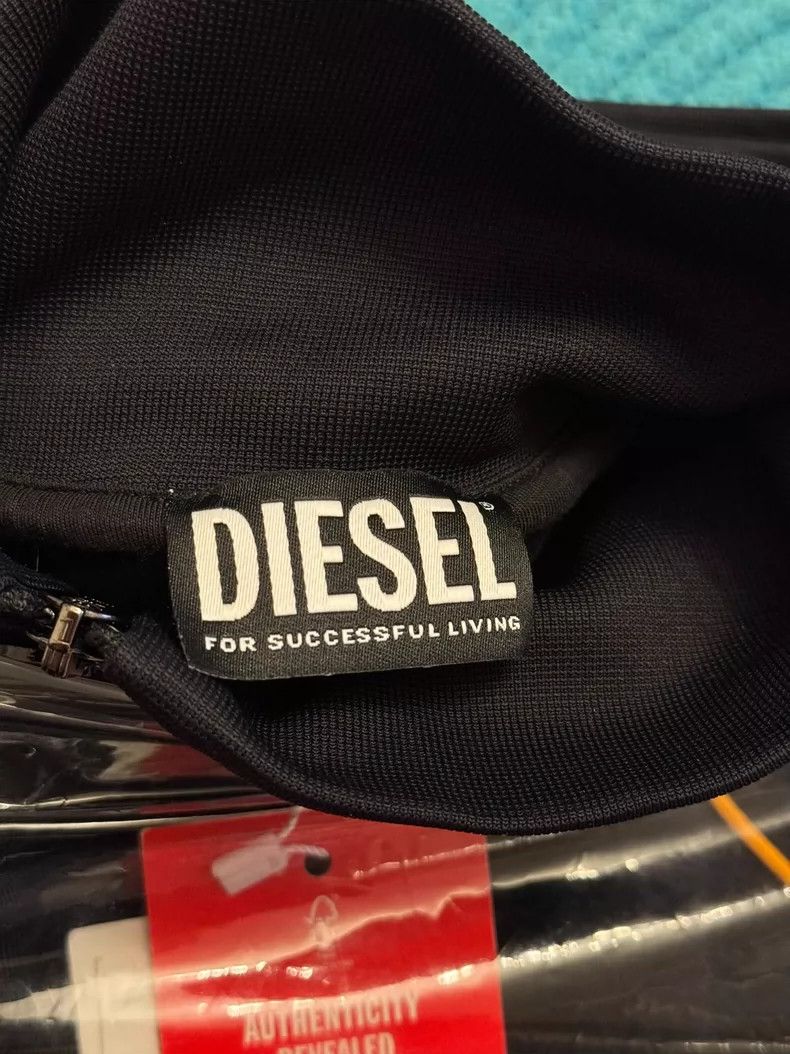 Diesel Diesel Zip-Up Jacket with Logo and Stripes Size US L / EU 52-54 / 3 - 4 Thumbnail