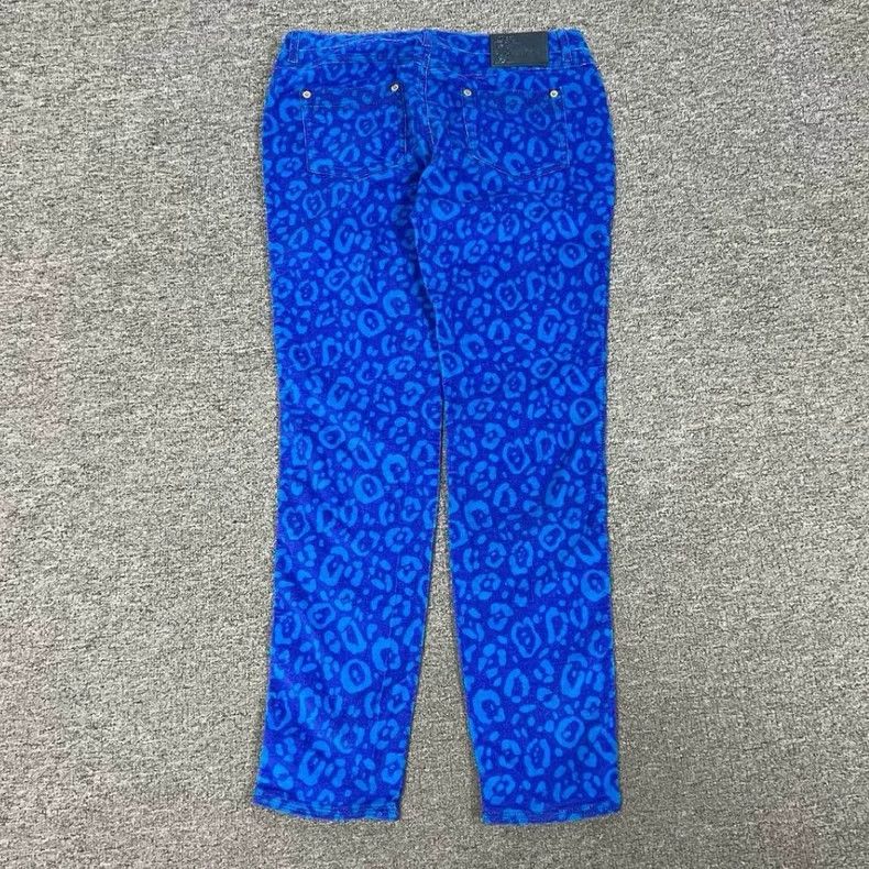 Versace Versace Blue Camouflage Corduroy Pants Size US 28 / EU 44 - 2 Thumbnail