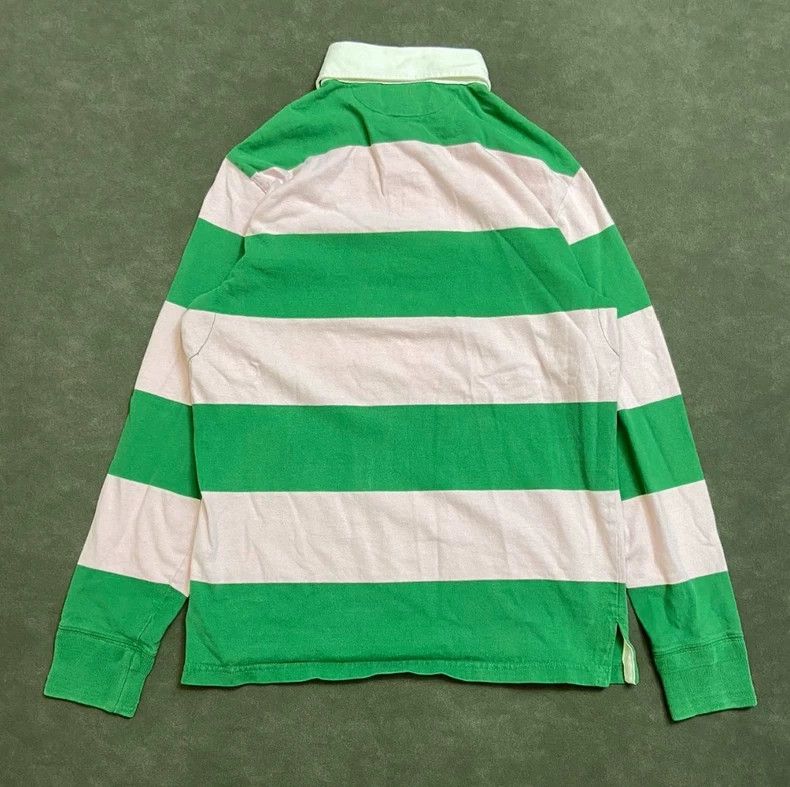 RRL Ralph Lauren Ralph Lauren Long Sleeve Striped Polo Shirt Size US S / EU 44-46 / 1 - 2 Thumbnail