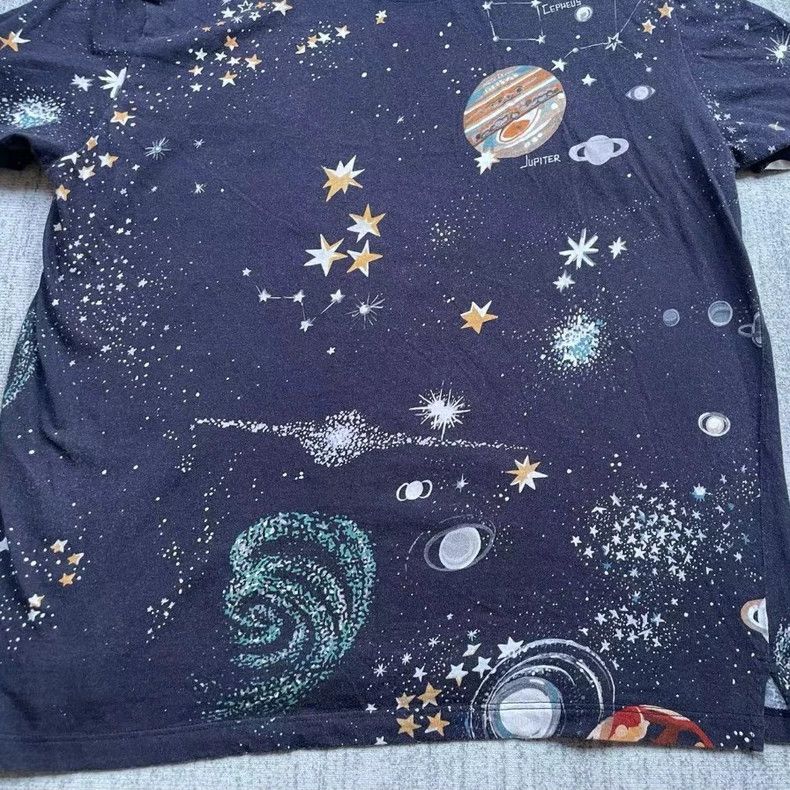 Valentino VALENTINO Star Print Short Sleeve Tee Size US S / EU 44-46 / 1 - 6 Thumbnail