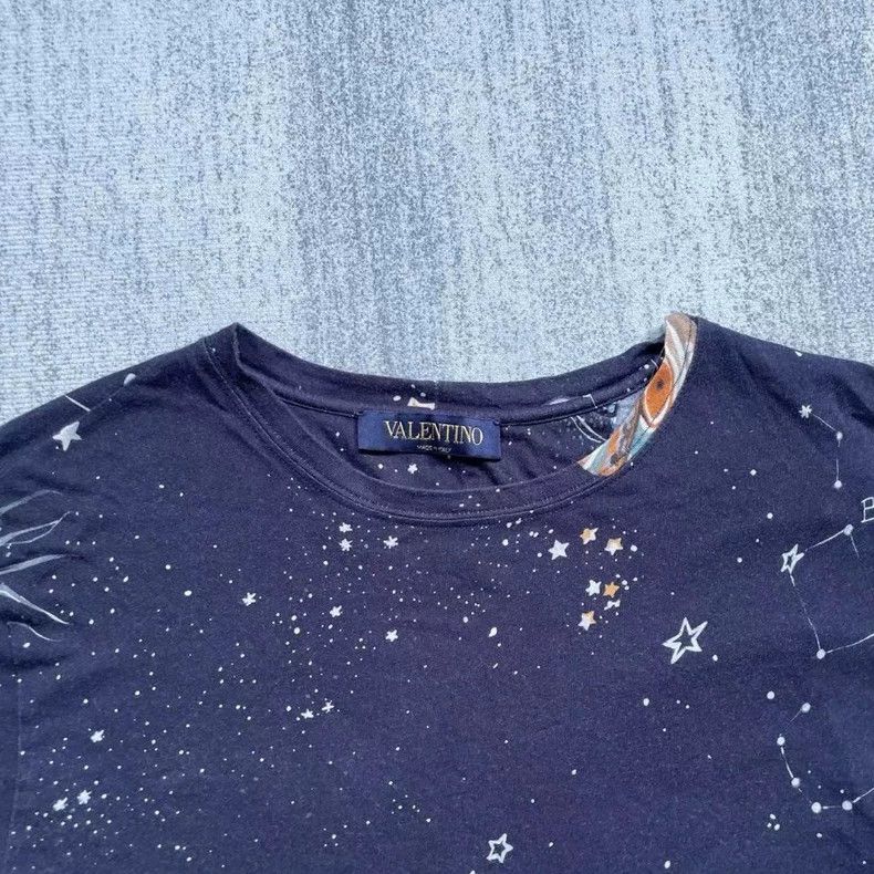 Valentino VALENTINO Star Print Short Sleeve Tee Size US S / EU 44-46 / 1 - 3 Thumbnail