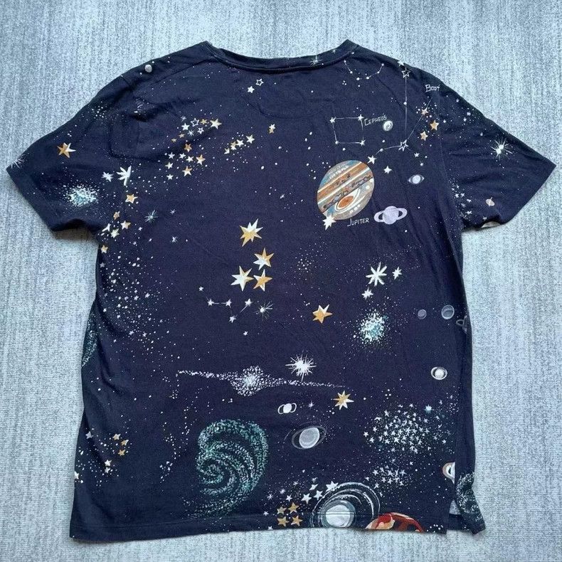 Valentino VALENTINO Star Print Short Sleeve Tee Size US S / EU 44-46 / 1 - 2 Thumbnail