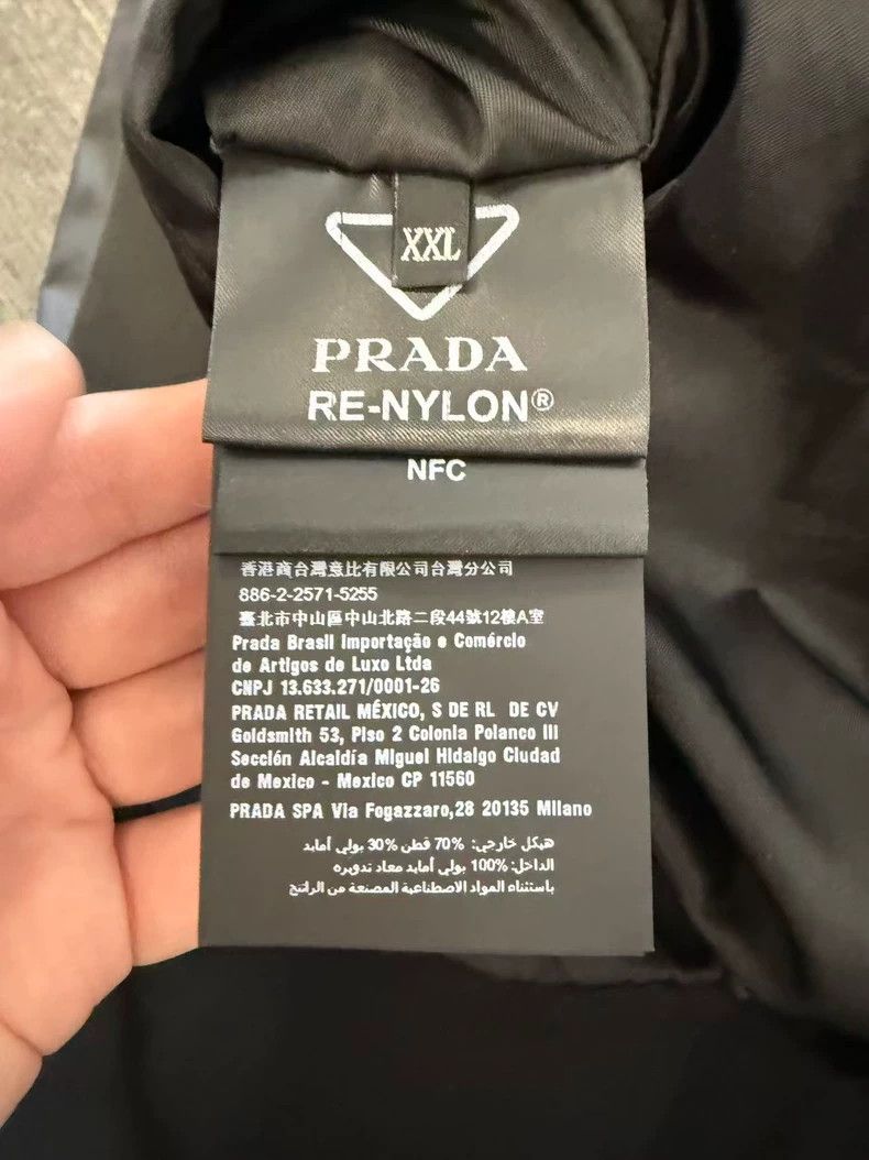 Prada Prada Reversible Nylon Jacket with Logo Size US XXL / EU 58 / 5 - 5 Thumbnail
