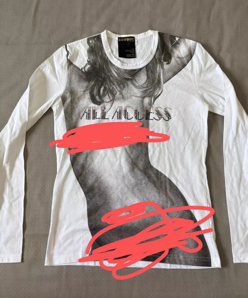 Yohji Yamamoto Long Sleeve Vintage Graphic T-Shirt Size US M / EU 48-50 / 2 - 2 Thumbnail