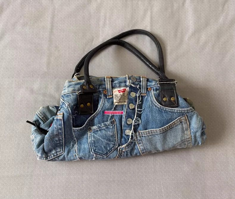 Levi's Levi's Jungle Cat Denim Bag Design Size ONE SIZE - 2 Thumbnail