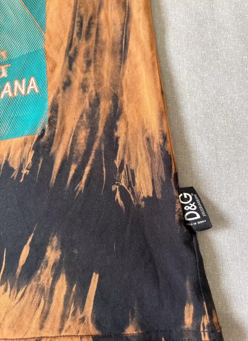 Dolce & Gabbana Vintage D&G Tie-Dye Short Sleeve T-shirt Size US M / EU 48-50 / 2 - 3 Thumbnail