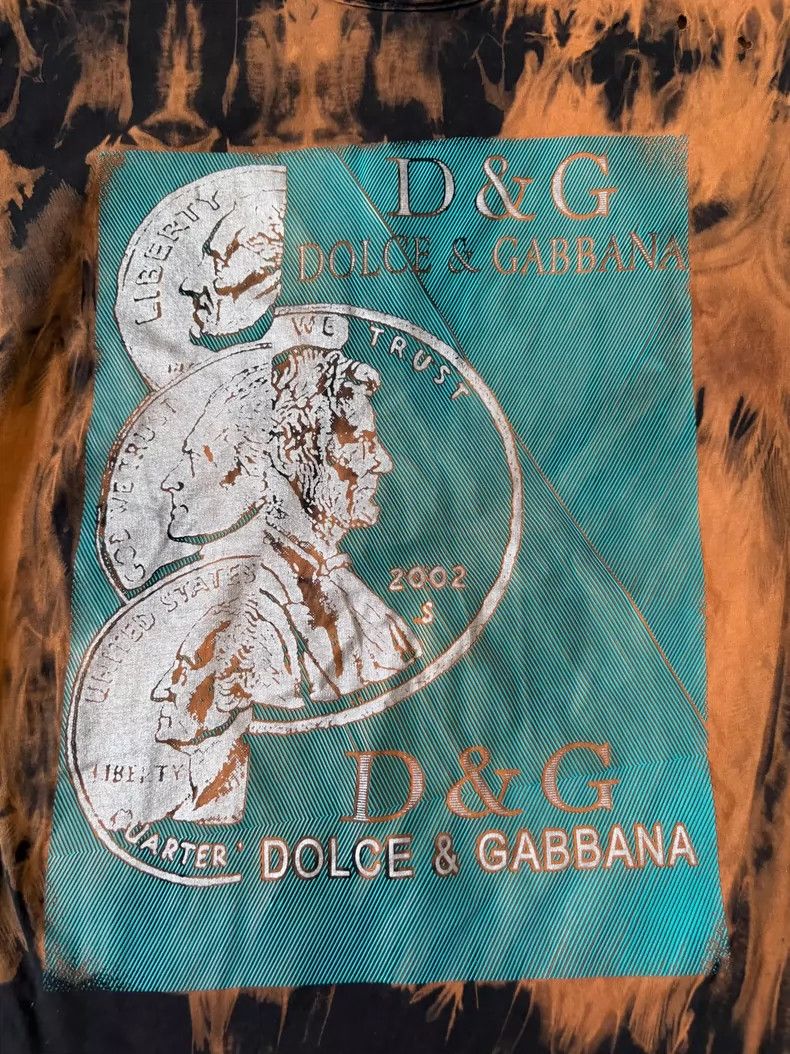 Dolce & Gabbana Vintage D&G Tie-Dye Short Sleeve T-shirt Size US M / EU 48-50 / 2 - 4 Thumbnail