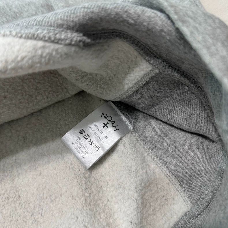 Wtaps NOAH Core Logo Hoodie Heather Grey Size US XL / EU 56 / 4 - 5 Thumbnail