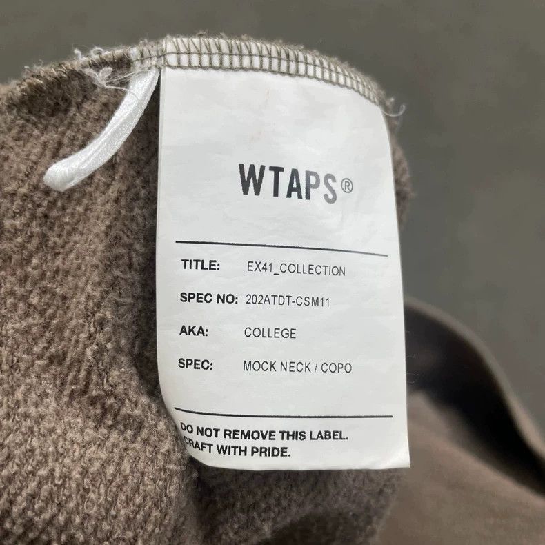 Wtaps WTAPS College Logo Long Sleeve Sweatshirt Size US L / EU 52-54 / 3 - 6 Thumbnail