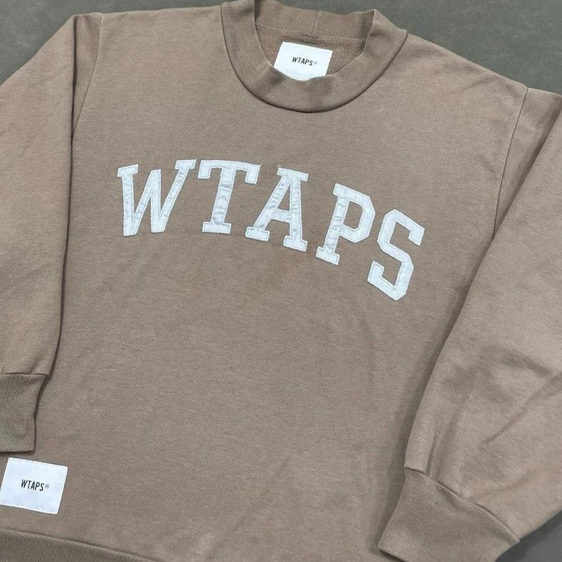 Wtaps WTAPS College Logo Long Sleeve Sweatshirt Size US L / EU 52-54 / 3 - 3 Thumbnail