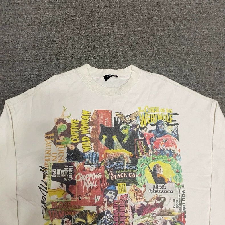 Wtaps WE11DONE Graffiti Movie Poster Print Sweatshirt Size US L / EU 52-54 / 3 - 3 Thumbnail