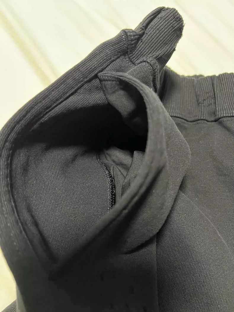 Japanese Brand Casual Distressed Black Pants for Men Size US 36 / EU 52 - 3 Thumbnail