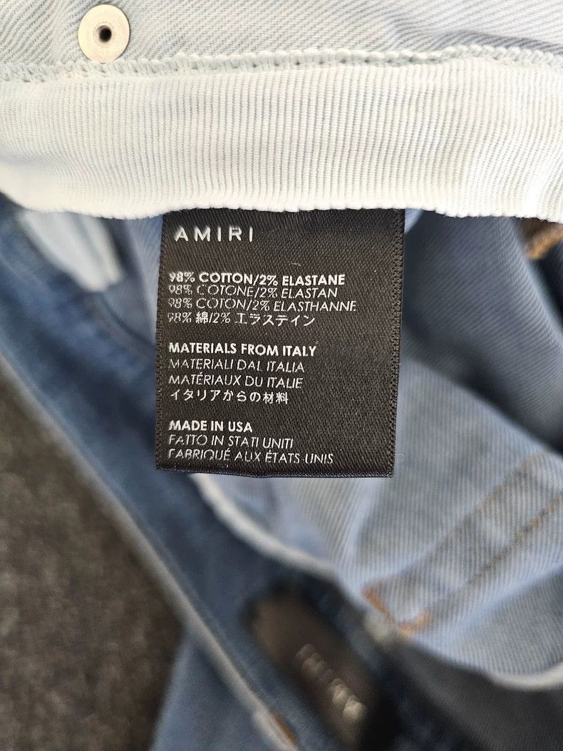 Amiri Amiri Paint Splatter Denim Jeans Size US 32 / EU 48 - 6 Thumbnail