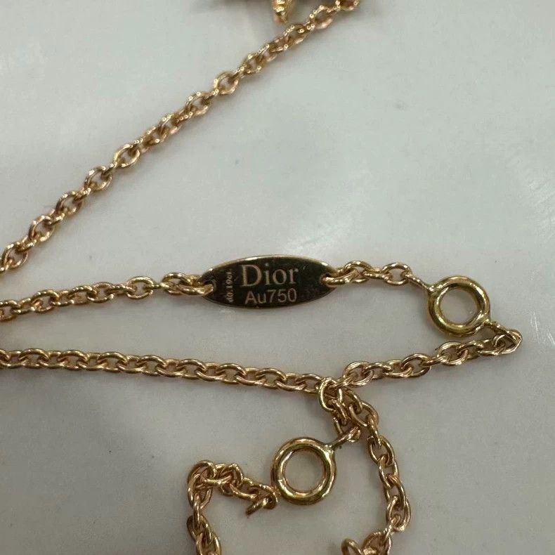 Dior Dior Rose Gold Star Pendant Necklace Size ONE SIZE - 4 Thumbnail