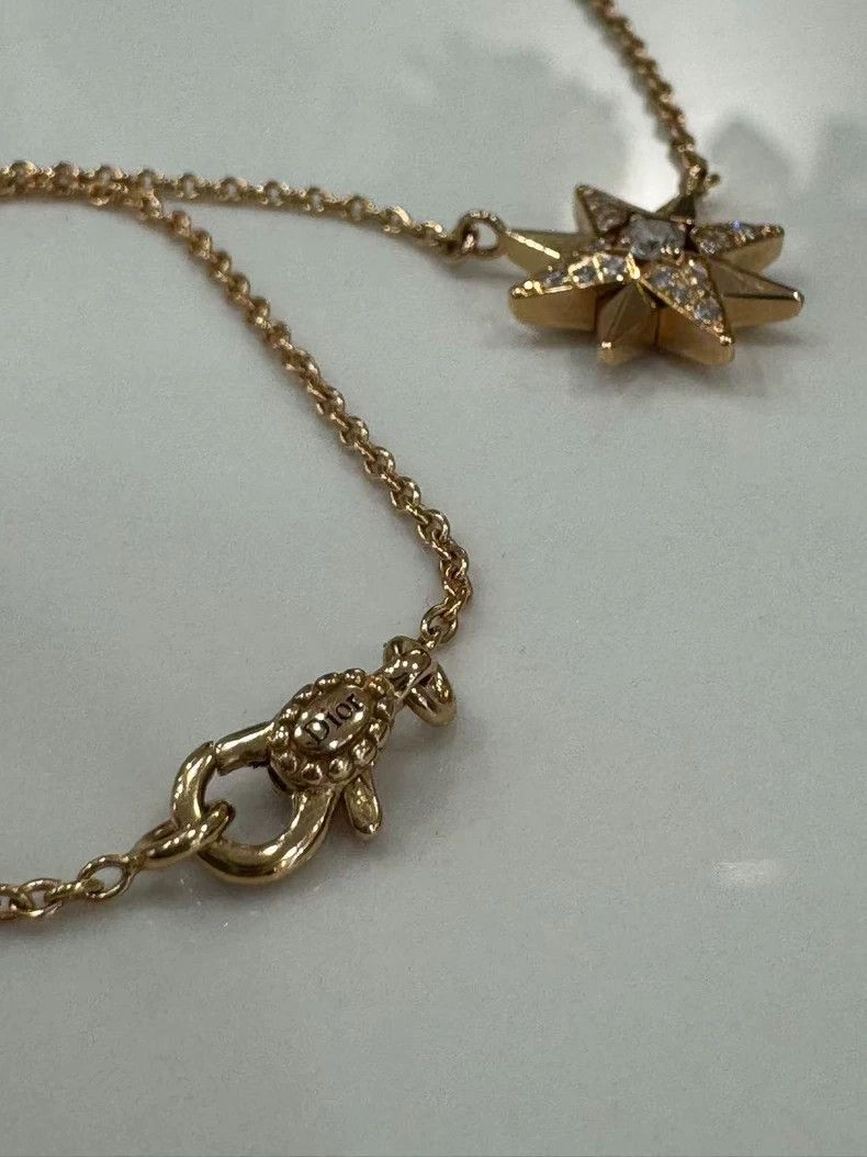 Dior Dior Rose Gold Star Pendant Necklace Size ONE SIZE - 3 Thumbnail