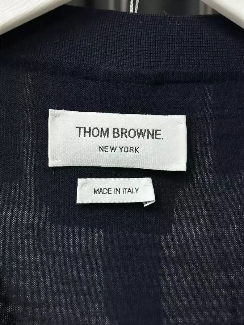Thom Browne Thom Browne Wool Cardigan with Stripes Size US S / EU 44-46 / 1 - 3 Thumbnail