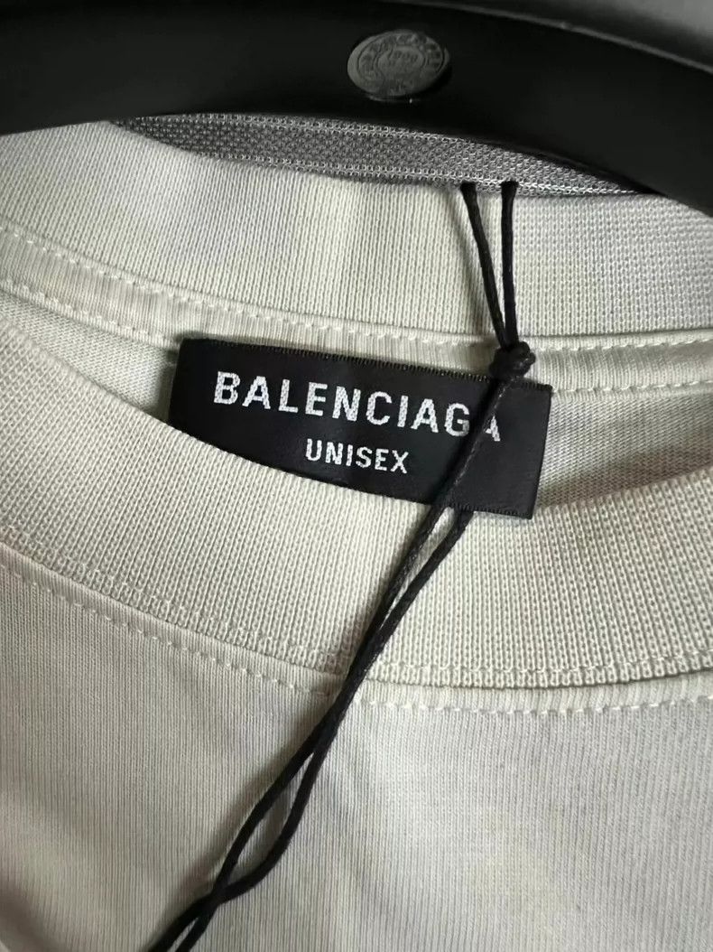 Balenciaga Balenciaga Embroidered Logo Short Sleeve Shirt Size US S / EU 44-46 / 1 - 3 Thumbnail