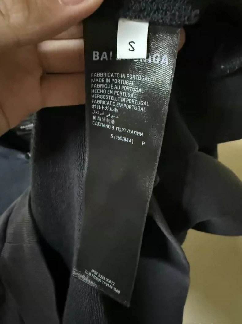Balenciaga Balenciaga Black Flame Logo Zip Hoodie Size US S / EU 44-46 / 1 - 4 Thumbnail