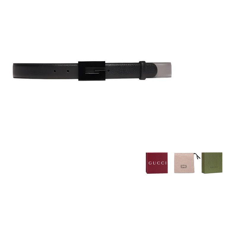 Gucci Gucci Two-Tone Smooth Buckle Belt for Men Size ONE SIZE - 2 Thumbnail